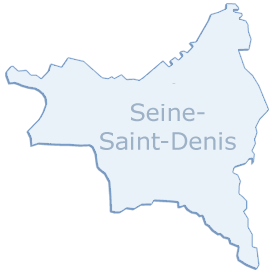 Set Di 4 Adesivi Per Targa – Dipartimento 93 Seine-Saint-Denis – Regione Île-de-France – Stampa HD Su Vinile – Fabbricazione Francese